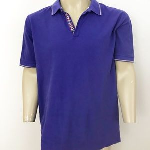Robert Graham purple polo shirt size XL